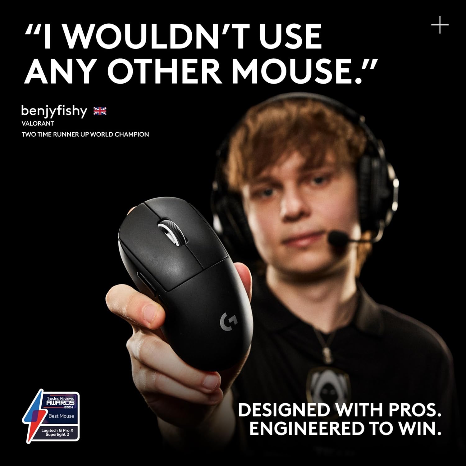 Logitech ProX Superlight 2 Wireless Gaming Mouse - Black