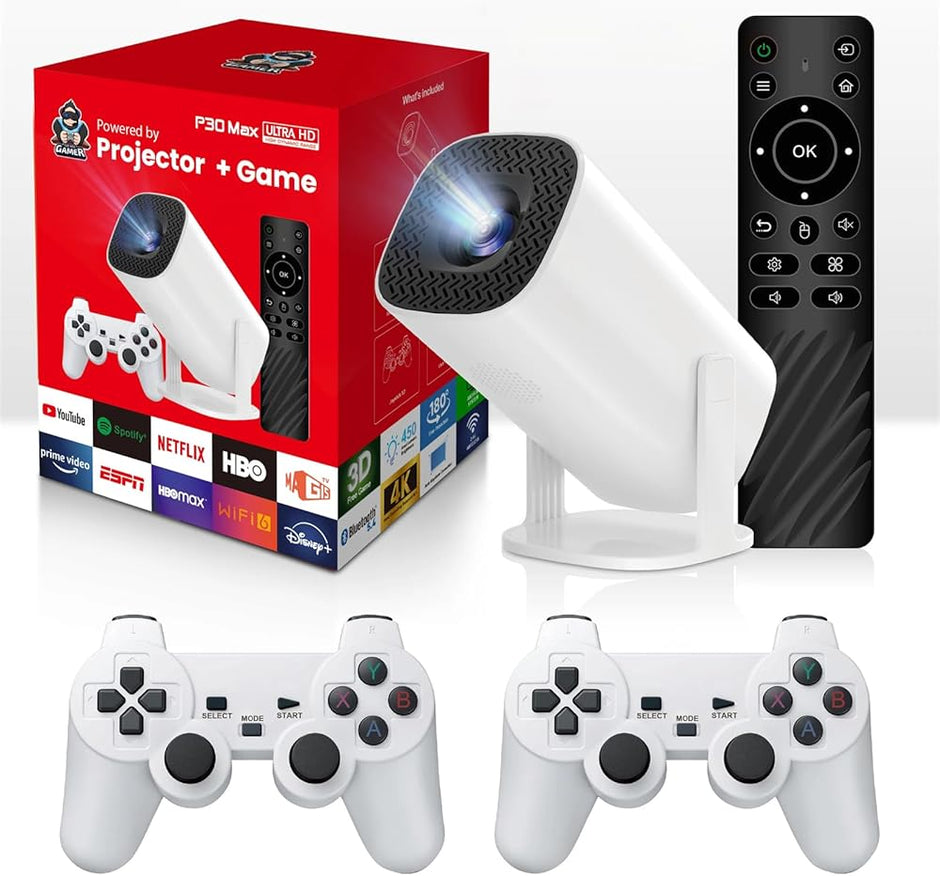 Projector With 2 gamepads Android