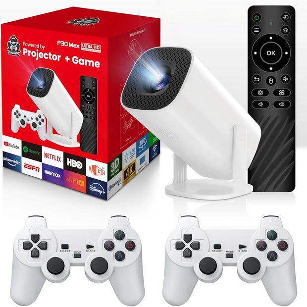 Projector With 2 gamepads Android