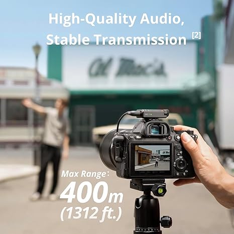 DJI Mic Mini (2 TX + 1 RX + Charging Case), Wireless Lavalier Microphone for iPhone/Camera/Android