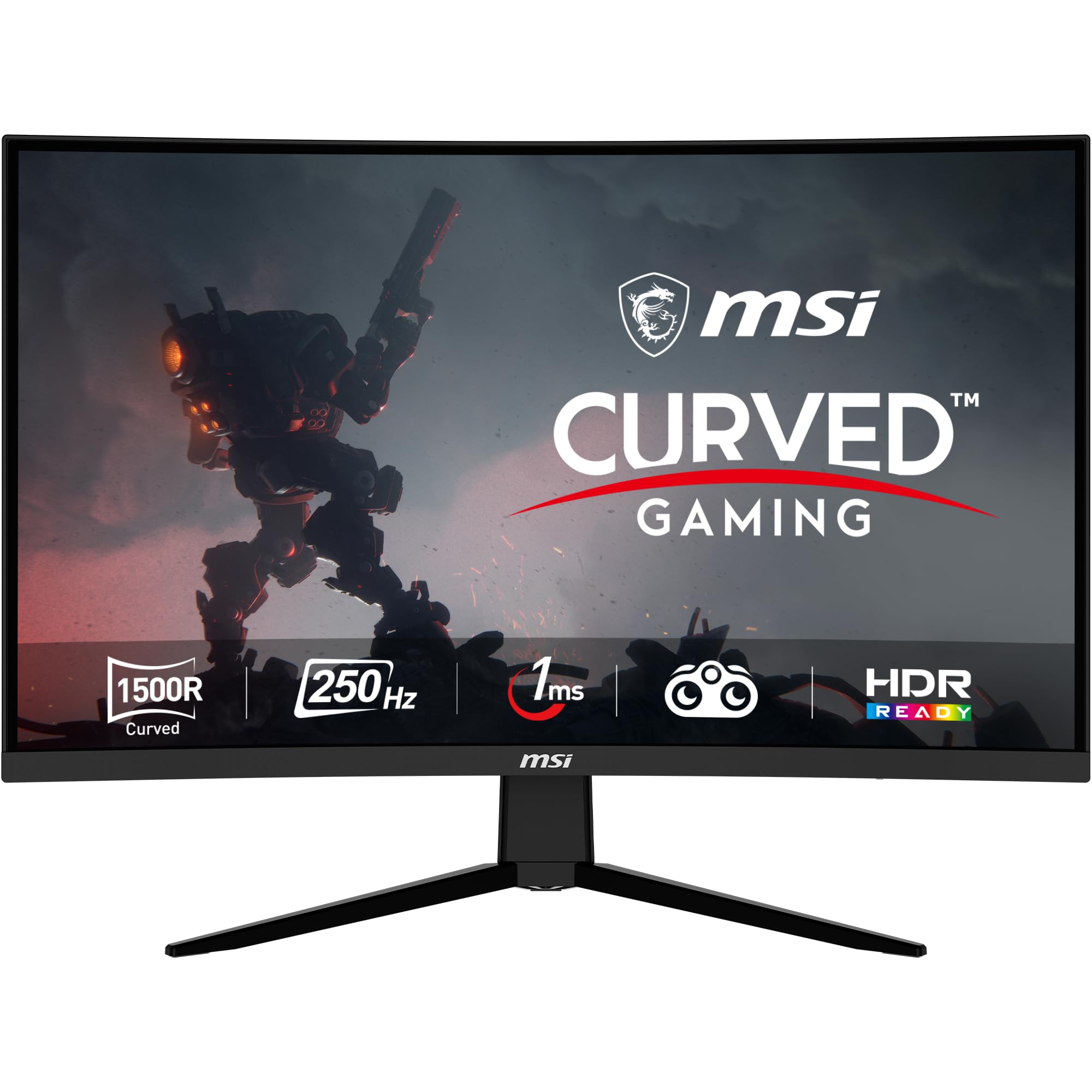 MSI 32 inch FHD Curved Gaming Monitor / 250 Hz / 1500R / HDR Ready / 1ms for PC, PS5, XBOX