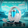 Attack Shark L80PRO Wireless Gaming Headset Lightweight Headphones with 20ms Low Latency, Dual Mics, 40mm Drivers, 300mAh Battery - 3 Modes (2.4G/Bluetooth/Wired) for PC/PS/XBOX