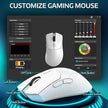 Attack Shark Wireless R1-Mouse Wired+2.4G+BT5.2 Connections BT5.2/BT5.2 Dual Channel Switching Tri-Mode Connection and Type-C Charging