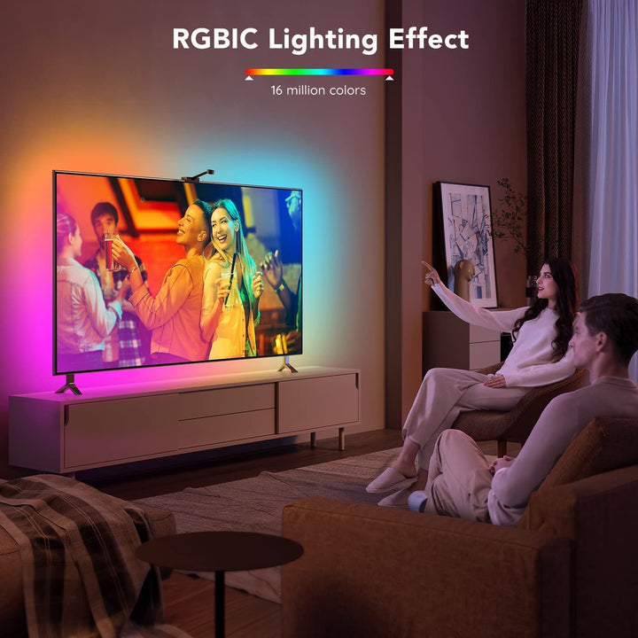 Govee Envisual TV LED Backlights with Camera, DreamView T1 RGBIC Wi-Fi TV Backlights