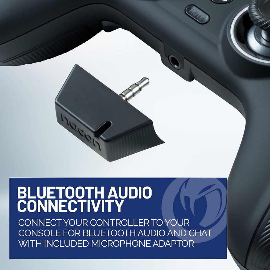 NACON Revolution 5 Pro Officially Licensed PlayStation Wireless Gaming Controller for PS5 / PS4 / PC - Triple Black