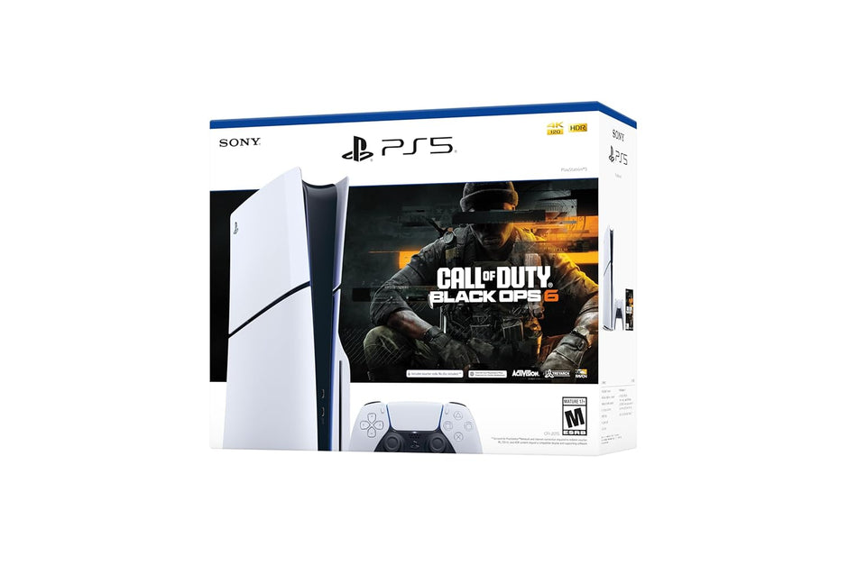 Playstation 5 , PS5 slim disc edition , Call Of Duty bops 6 bundle , official Magnet warranty