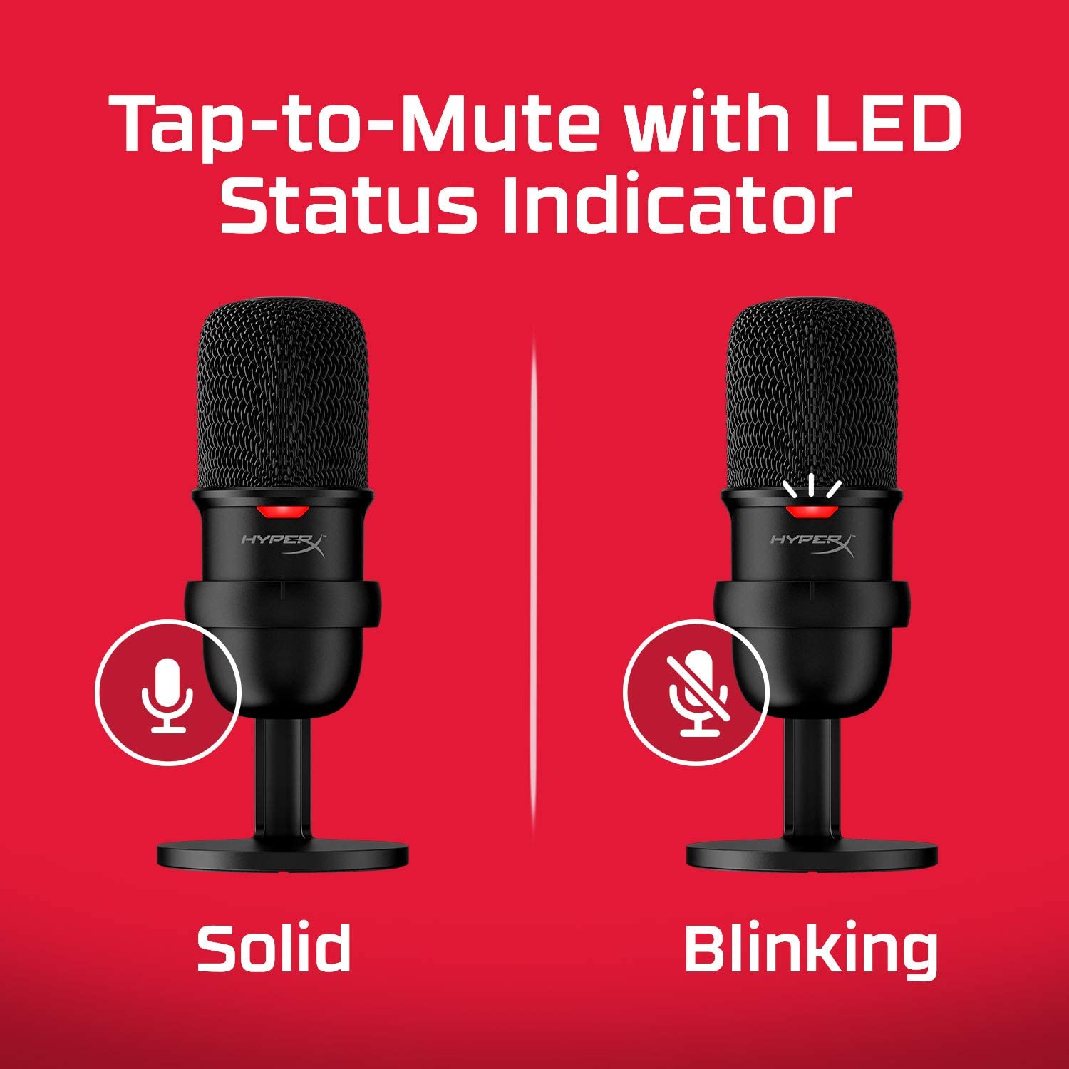HyperX SoloCast – USB Gaming Microphone