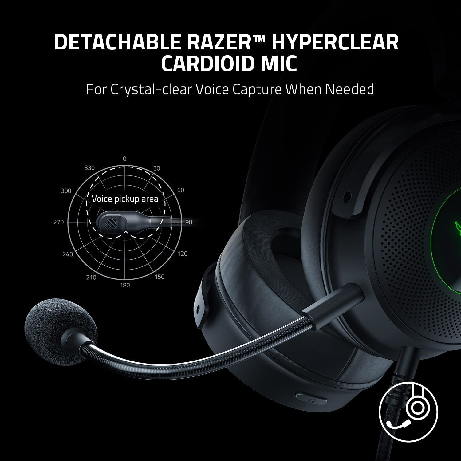 Razer Kraken V3 X Wired USB Gaming Headset
