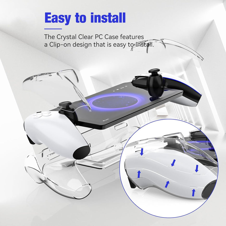 Lucky Fox PlayStation Portal,  PS Portal Crystal Case | Cover -  Clear Transparent