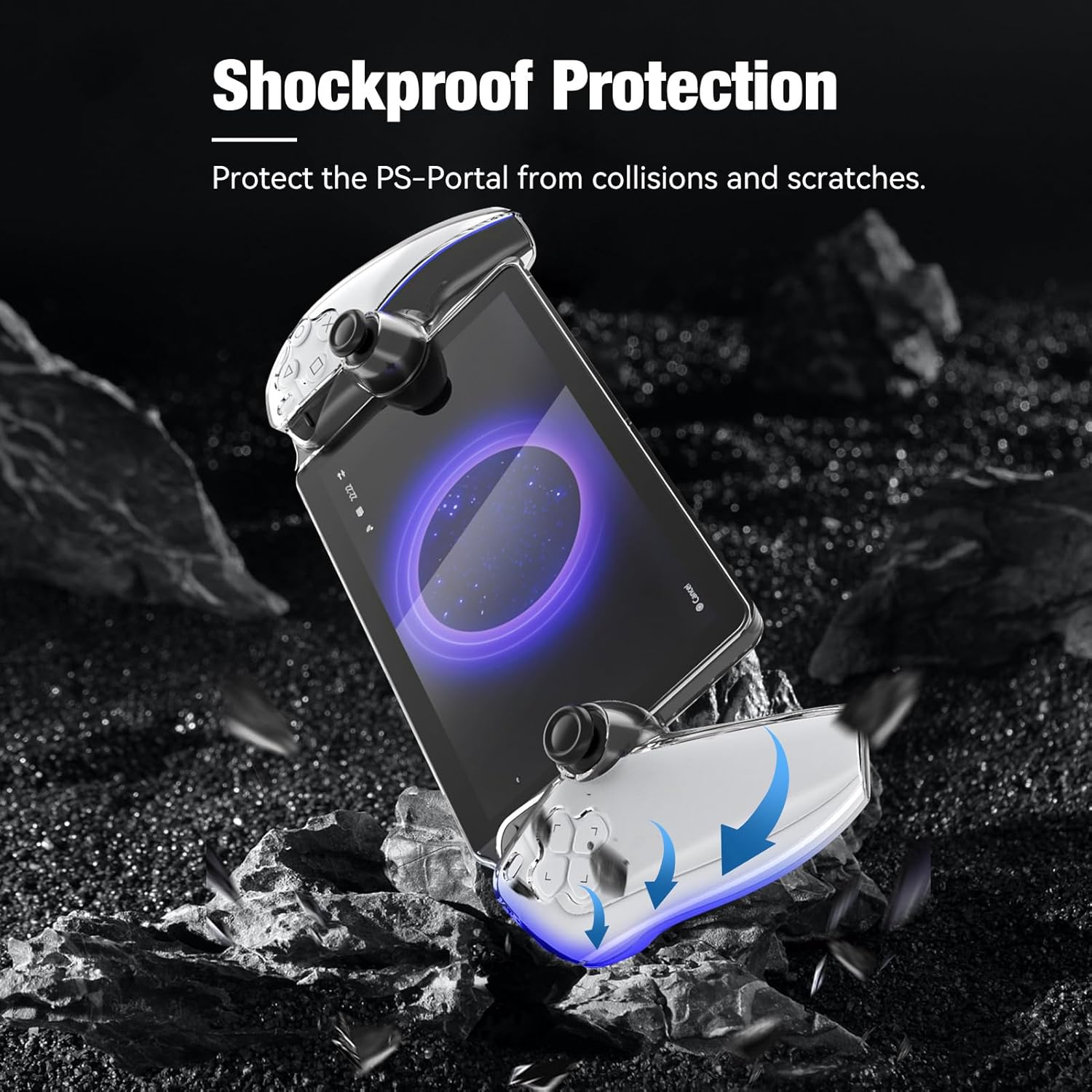 Lucky Fox PlayStation Portal,  PS Portal Crystal Case | Cover -  Clear Transparent