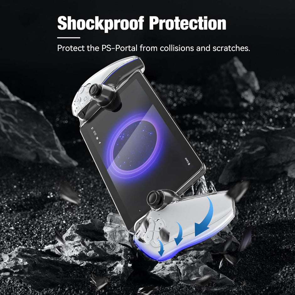 Lucky Fox PlayStation Portal,  PS Portal Crystal Case | Cover -  Clear Transparent