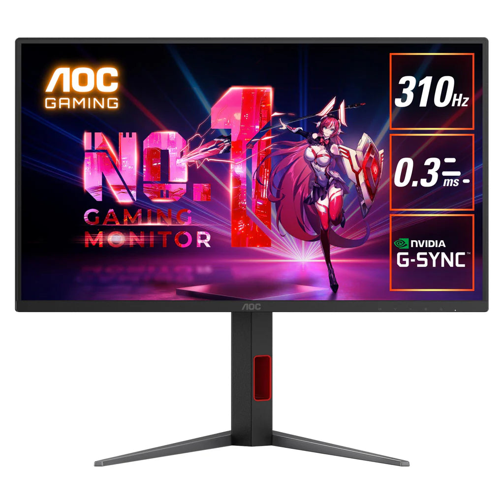 AOC 25″ , 310Hz IPS , 0.3ms ,Gaming Monitor for PC, PS5, XBOX