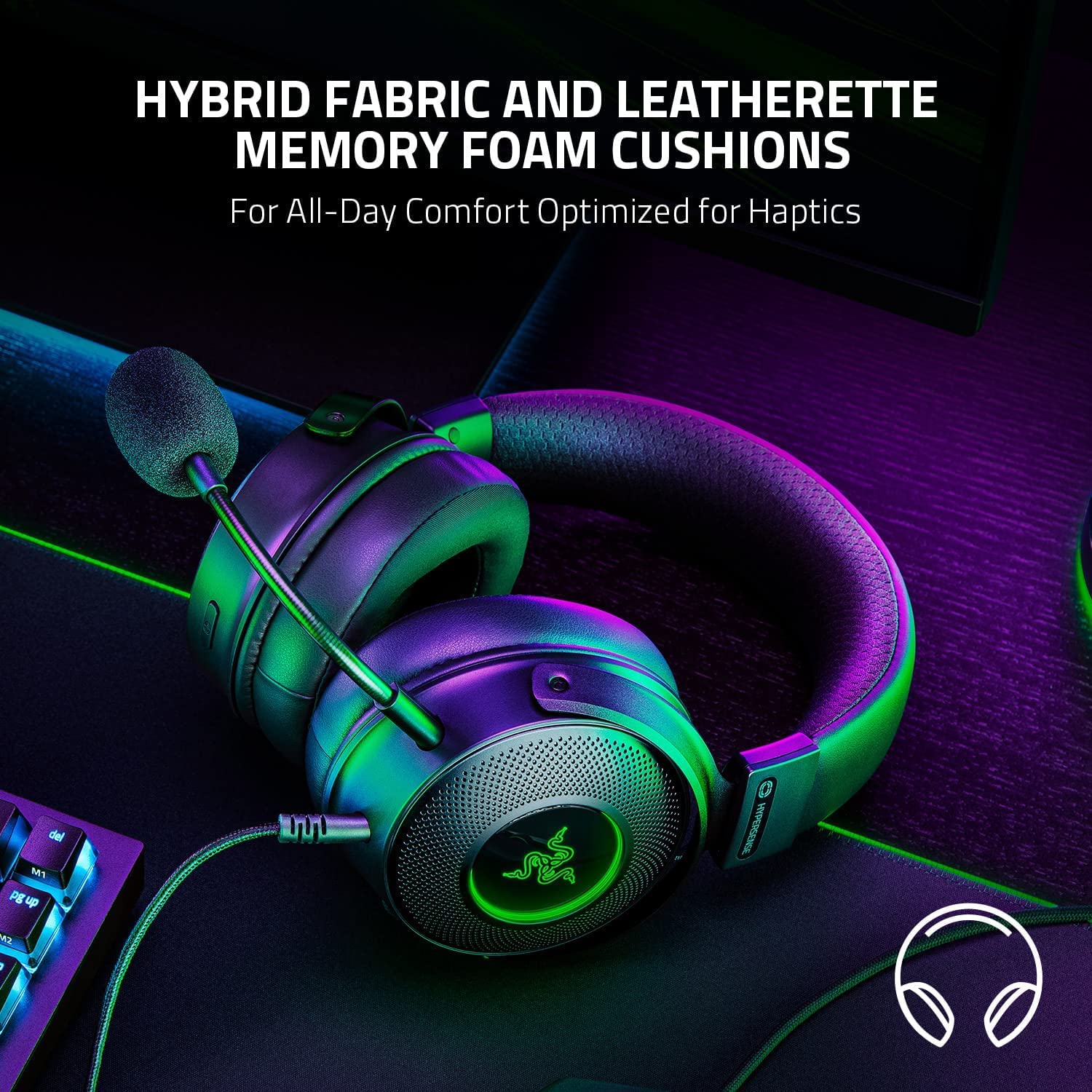 Razer Kraken V3 X Wired USB Gaming Headset