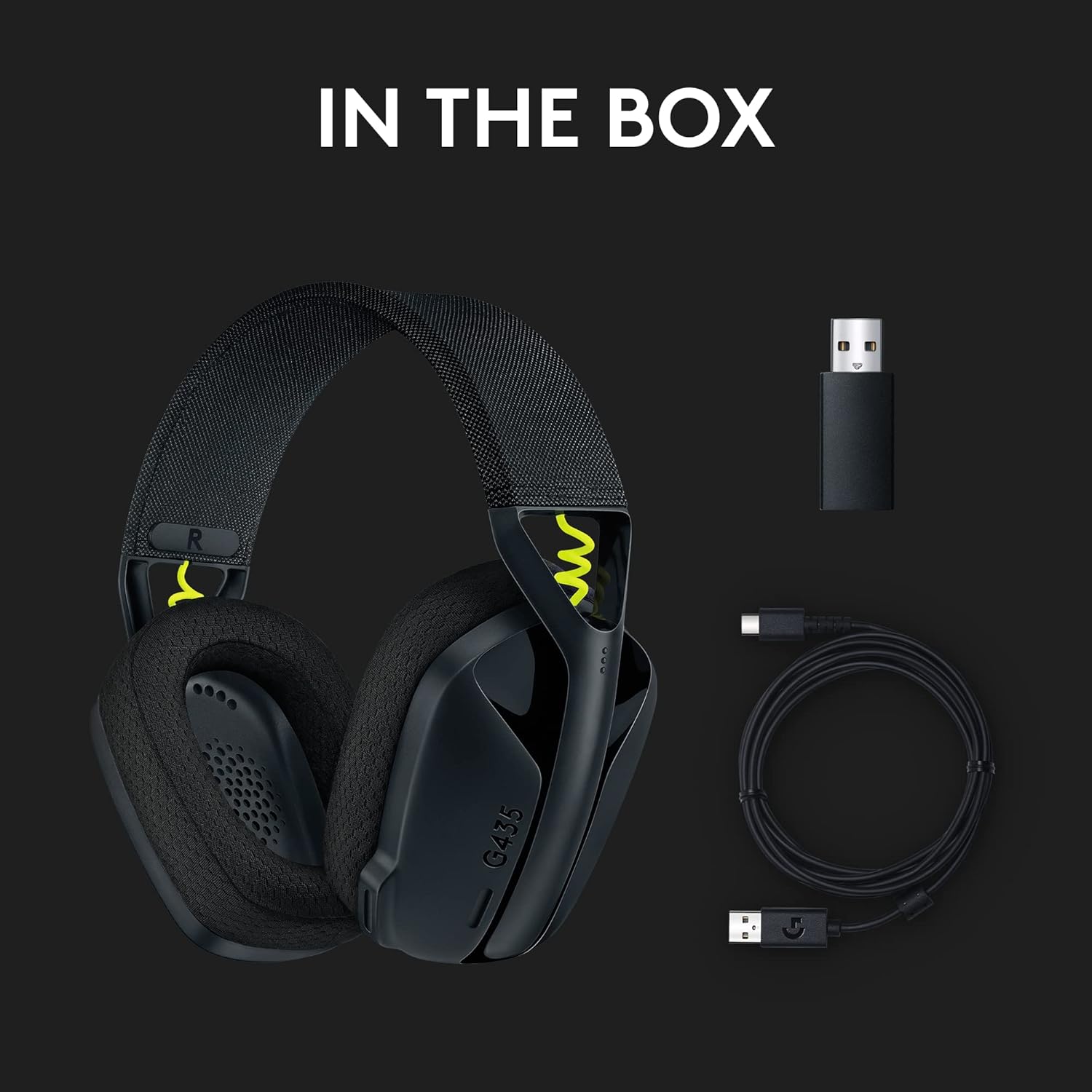 Logitech G435 Lightspeed & Bluetooth Wireless Gaming Headset