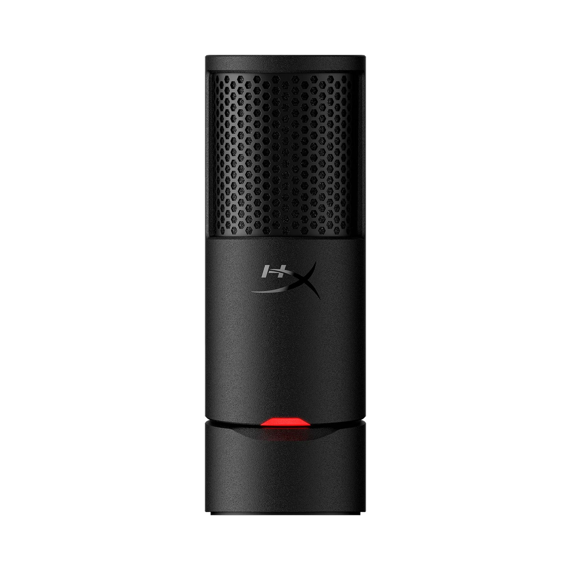 HyperX SoloCast 2 – Gaming USB Condenser Mic for PC, USB-C to USB-A, Built-in Pop Filter, Internal Shock Mount, Plug and Play, 24-bit / 96kHz, Compact Tiltable Stand – Black