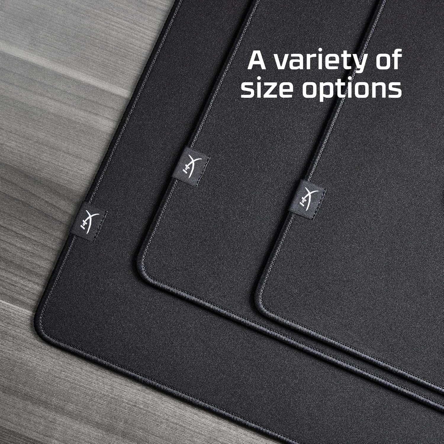 HyperX Pulsefire Gaming Mouse Pad Precise Cloth Surface, Anti-Fray Stitching, Non-Slip Rubber Base, Desk Mat Black