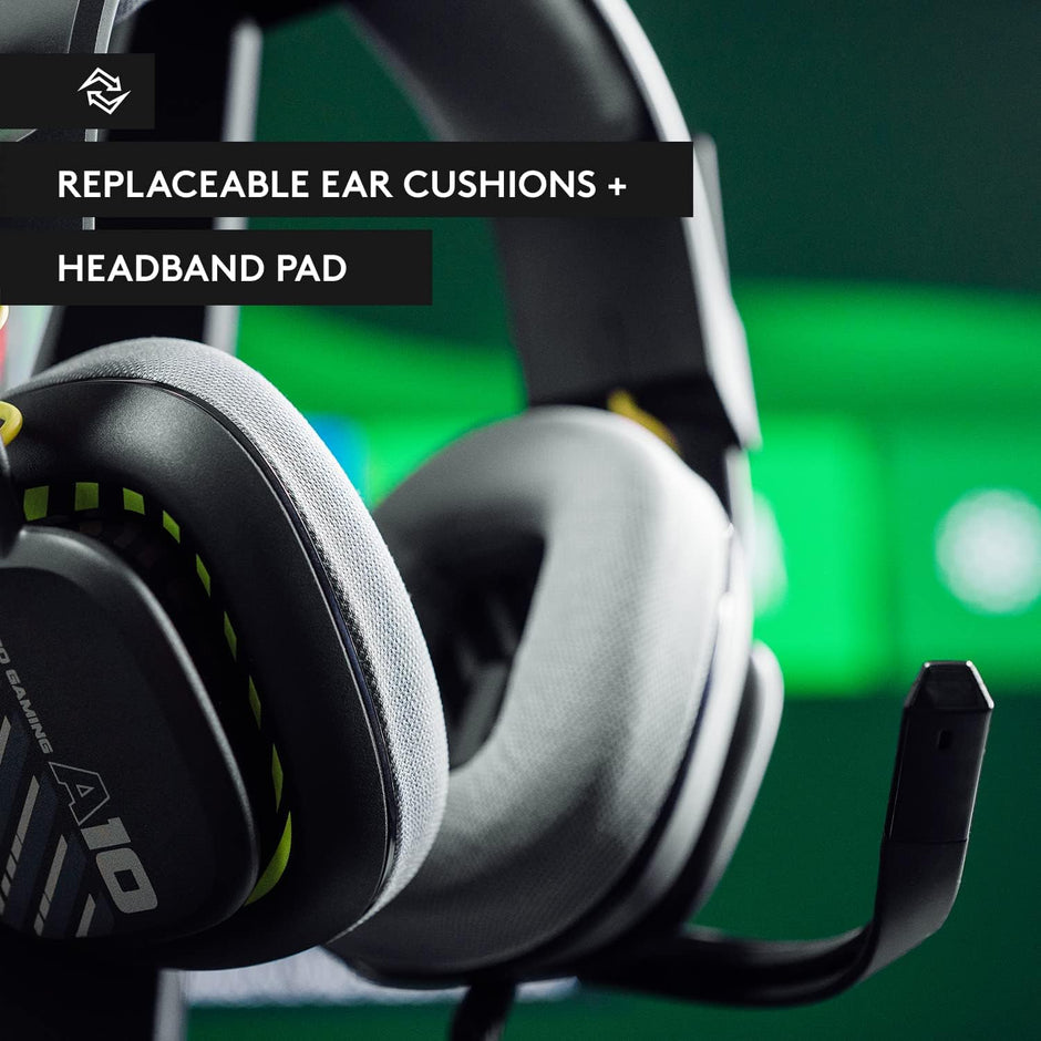 Logitech G Astro A10 Cross-Platform Wired Gaming Headset for PlayStation 5, Xbox Series S|X, Nintendo Switch, and PC