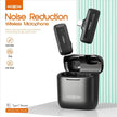 MOXOM Noise Reduction Type-C Wireless Microphone for Live Shows, Vlogs, and Interviews