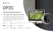 EZVIZ DP2C wire-free smart peephole doorbell and camera