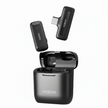 MOXOM Noise Reduction Type-C Wireless Microphone for Live Shows, Vlogs, and Interviews