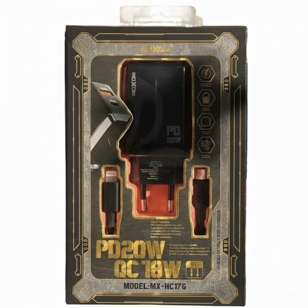MOXOM PD20W QC18W Fast Charger
