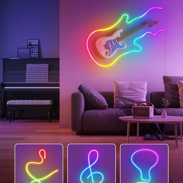 Govee Neon LED Strip Light - 10FT/3M)