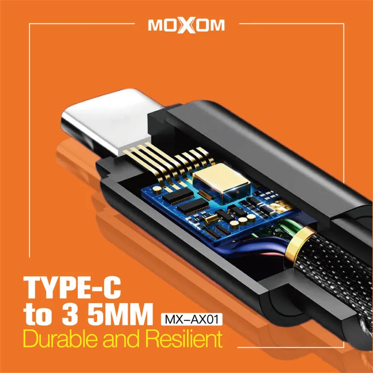 MOXOM High Quality Type-C 3.5mm AUX Jack Plug Convertor Headphone Adapter Earphone OTG Bridge Cable for Huawei Xiaomi