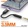 MOXOM High Quality Type-C 3.5mm AUX Jack Plug Convertor Headphone Adapter Earphone OTG Bridge Cable for Huawei Xiaomi