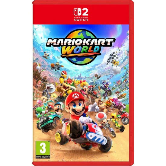 Nintendo Switch 2 Console + Mario Kart World Bundle physical game