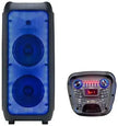 MEIRENDE MR-1010J, Bluetooth Karaoke trolley rechargeable speaker, dual 10