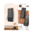 MOXOM 20000mAh PD20W SCP22.5W Power Bank - Black