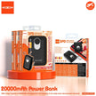 MOXOM 20000mAh PD35W SCP22.5W Power Bank With Type-C and Lightning Cables - Black