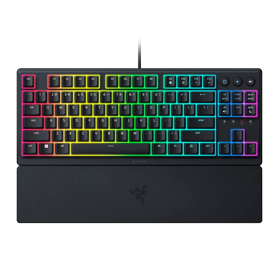 Razer Ornata V3 TKL Gaming Keyboard: Low-Profile Keys - Mecha-Membrane Switches