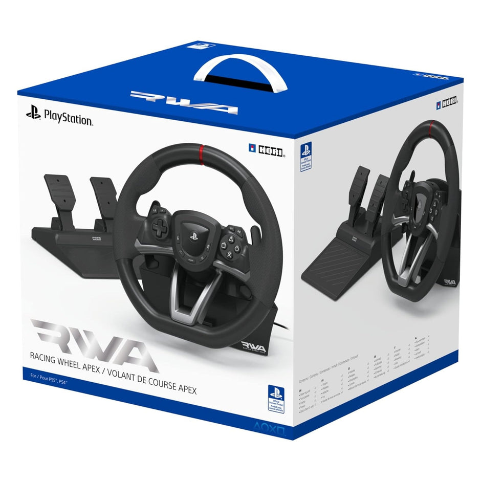 HORI Racing Wheel Apex for PS5, PS4 and PC - Officially Licensed by Sony