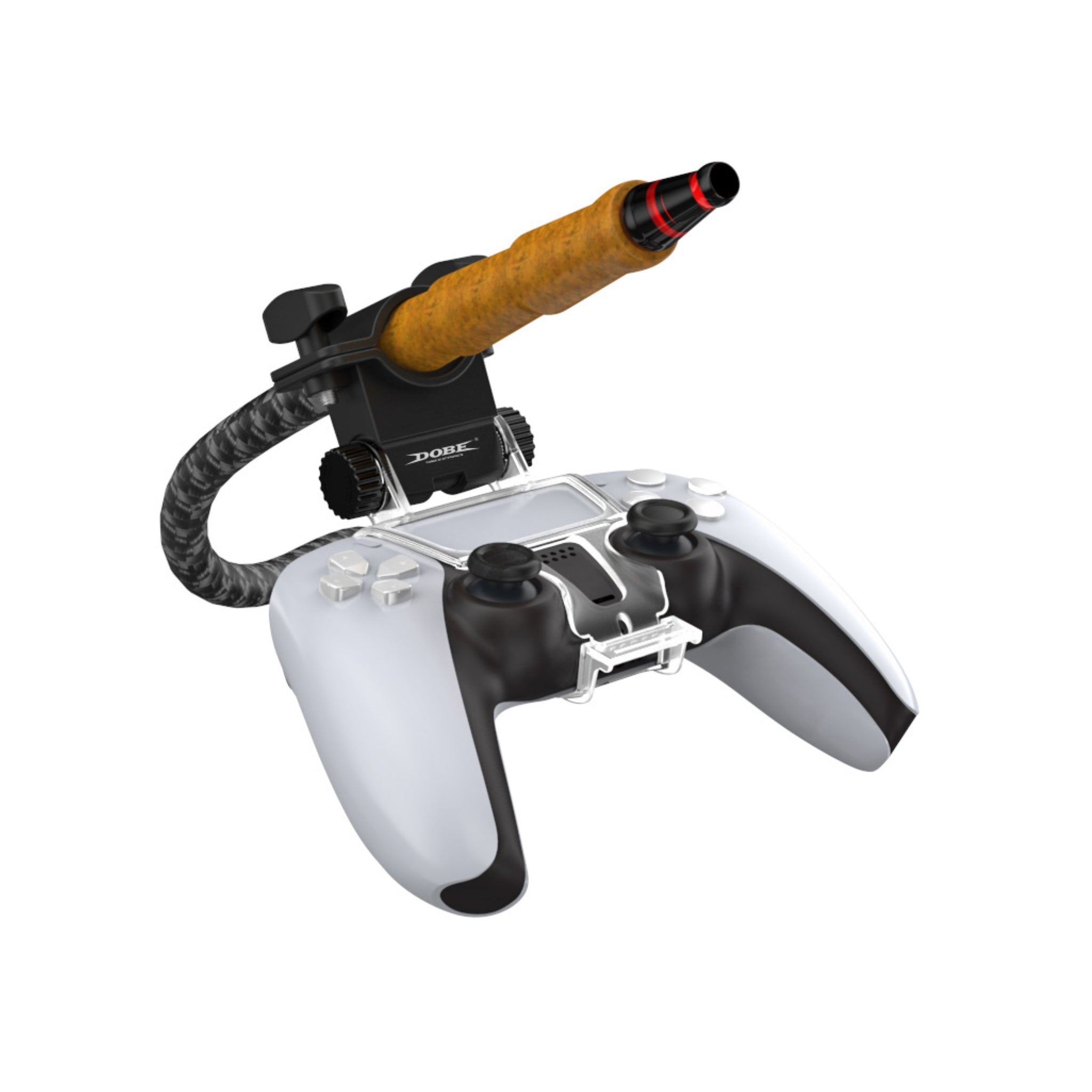 Dobe Hookah Hose Holder For PS5 Controller Game And Smoke
