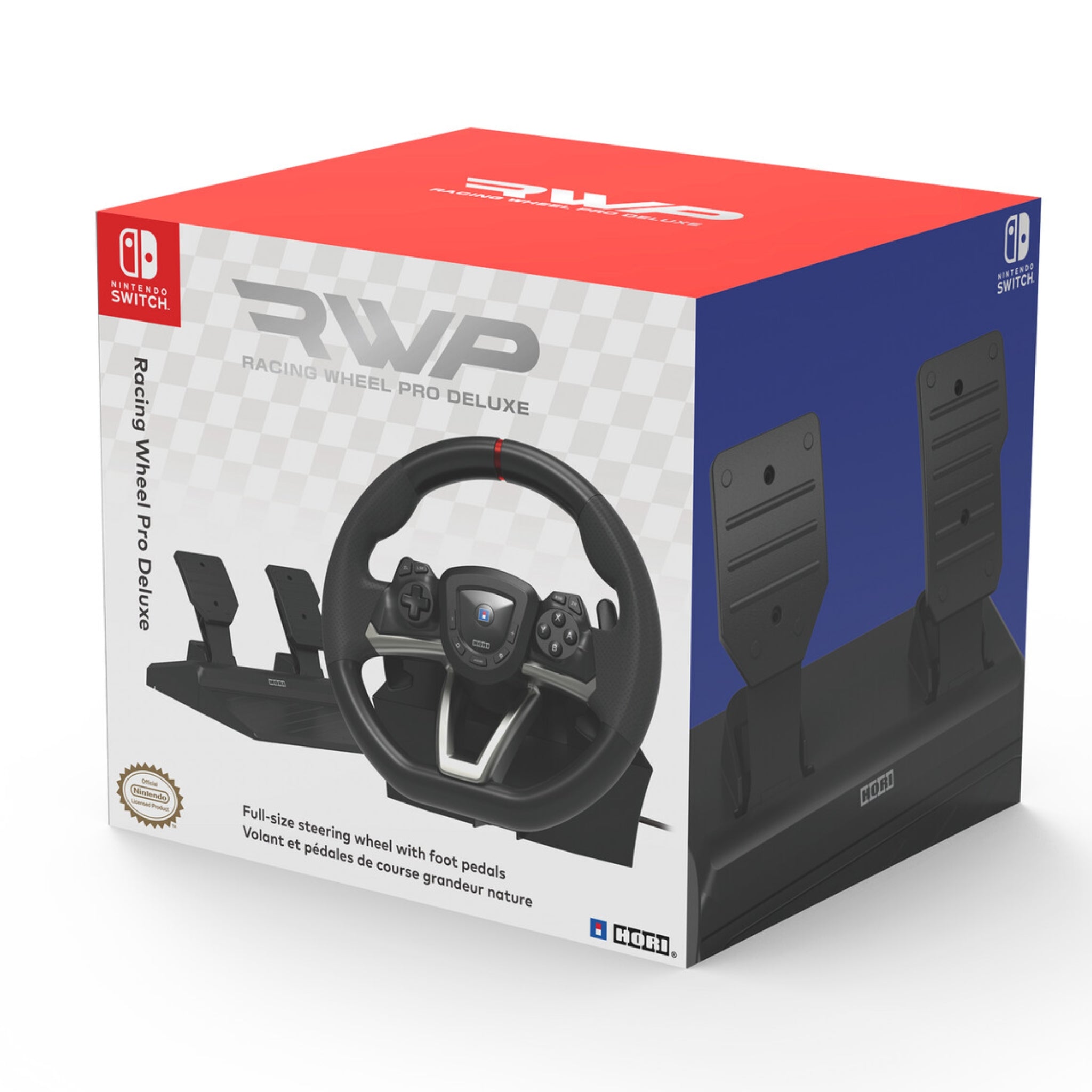HORI Nintendo Switch Racing Wheel Pro Deluxe Officially Licensed by Nintendo