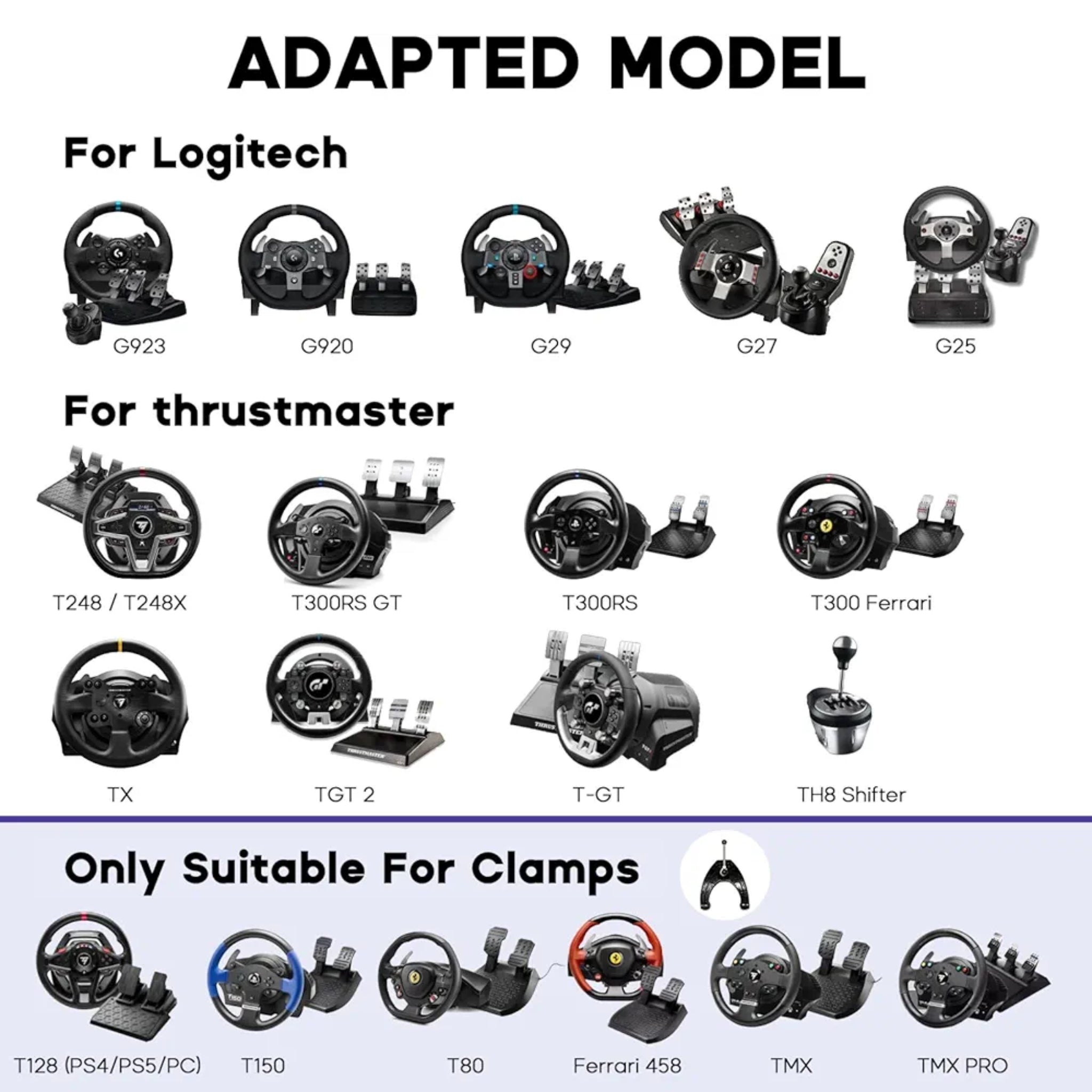 Foldable Racing Simulator, Racing Simulator Cockpit, Racing Seat for all Racing Wheels