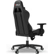 Furgle Gaming Chair, Racing Style High-Back Office Chair with Adjustable Armrests, PU Leather Ergonomic Video Game Chair with Headrest and Lumbar Support, Rocking Mode - Black/White