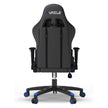 Furgle Gaming Chair, Racing Style High-Back Office Chair with Adjustable Armrests, PU Leather Ergonomic Video Game Chair with Headrest and Lumbar Support, Rocking Mode - Black/Blue