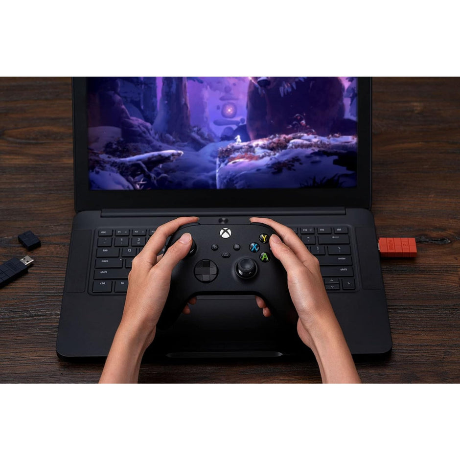 8Bitdo Wireless USB Adapter 2 for Switch, Windows, Mac, Raspberry Pi & Steam Deck - Compatible with Xbox, PS5 Controllers