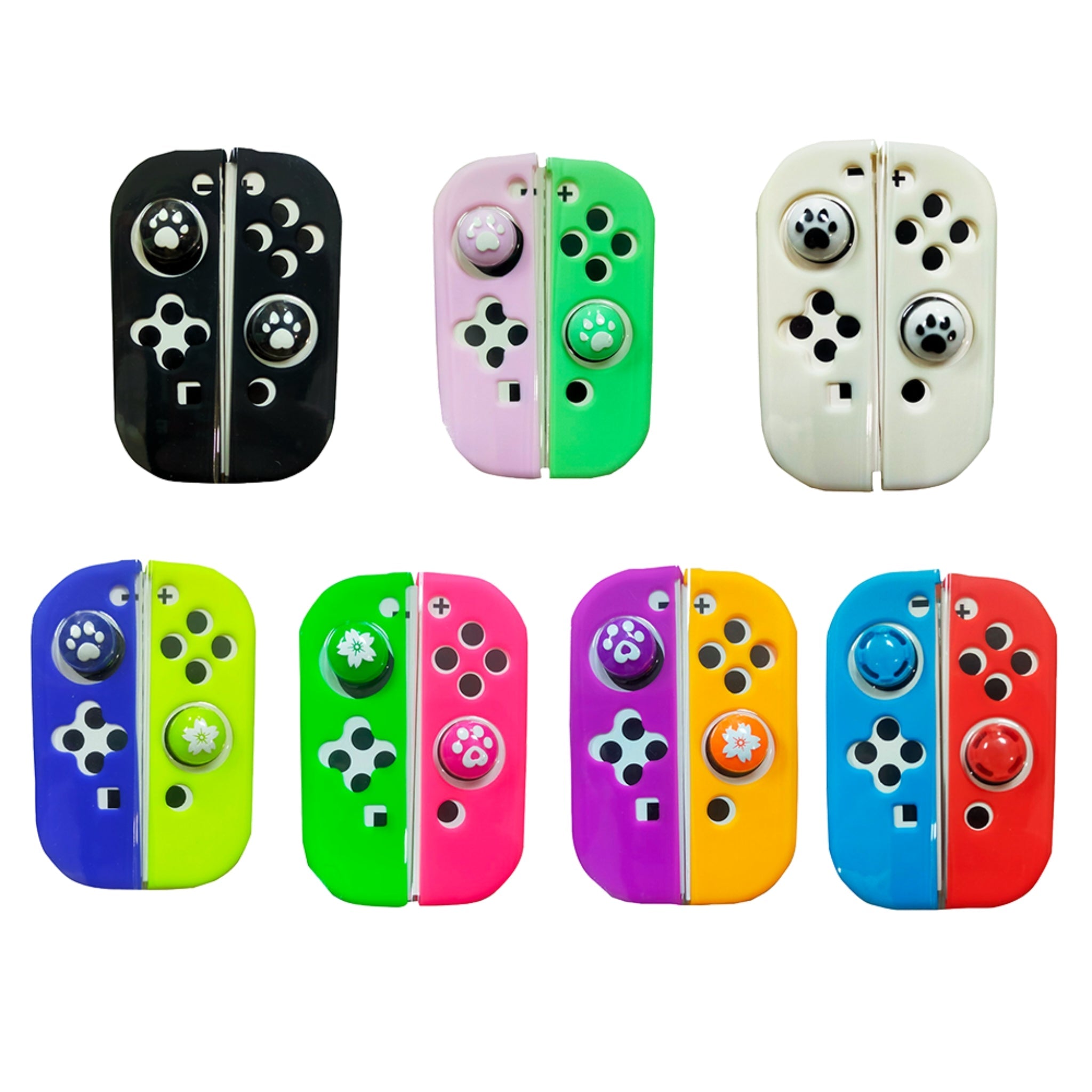 Lucky Fox Joy Con Silicon Case with Thumb Grips
