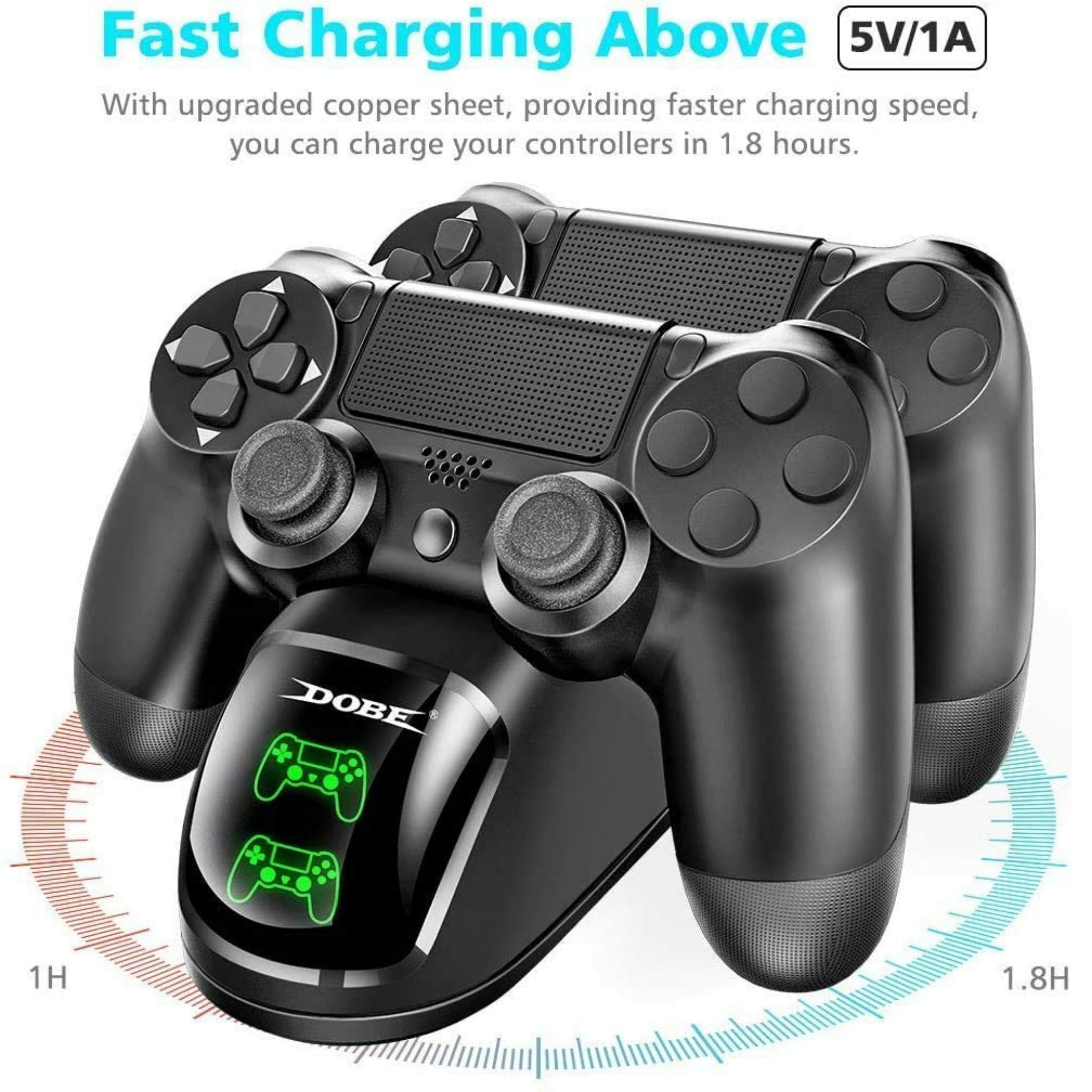 Dobe Dual Charging Dock For Playstation 4 Controllers Playstation Accessory