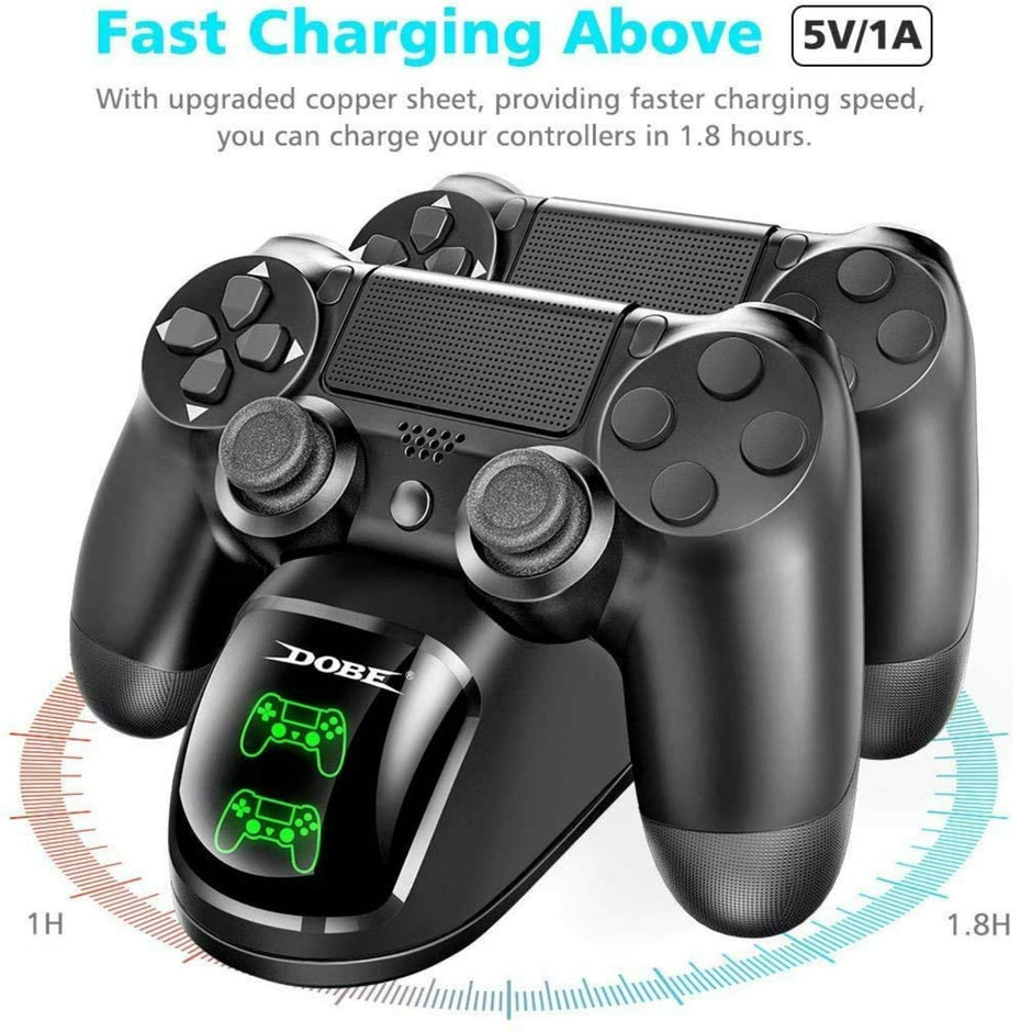 Dobe Dual Charging Dock For Playstation 4 Controllers Playstation Accessory