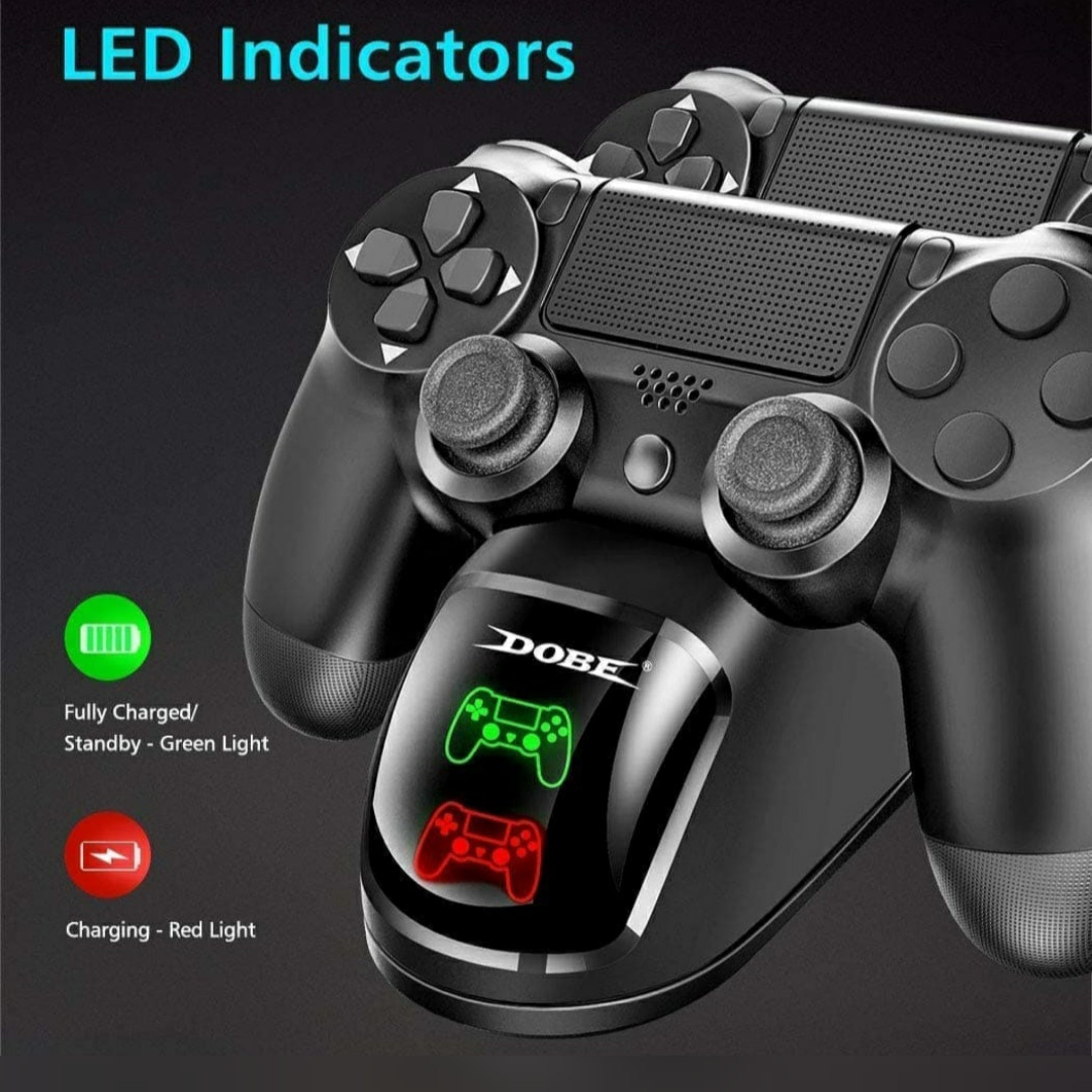 Dobe Dual Charging Dock For Playstation 4 Controllers Playstation Accessory