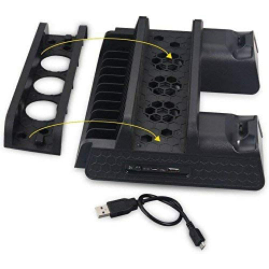 Dobe Multi-Functional Charging & Cooling Stand For Playstation 4 Playstation Accessory