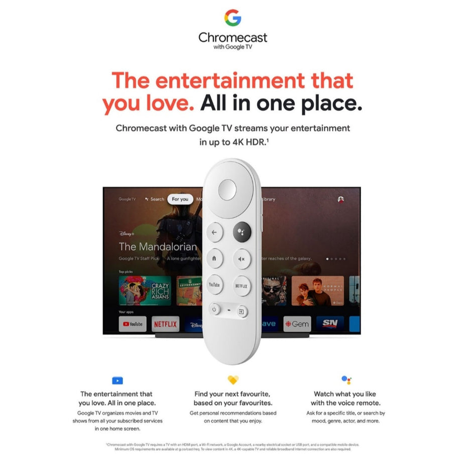 Google Chromecast with Google TV