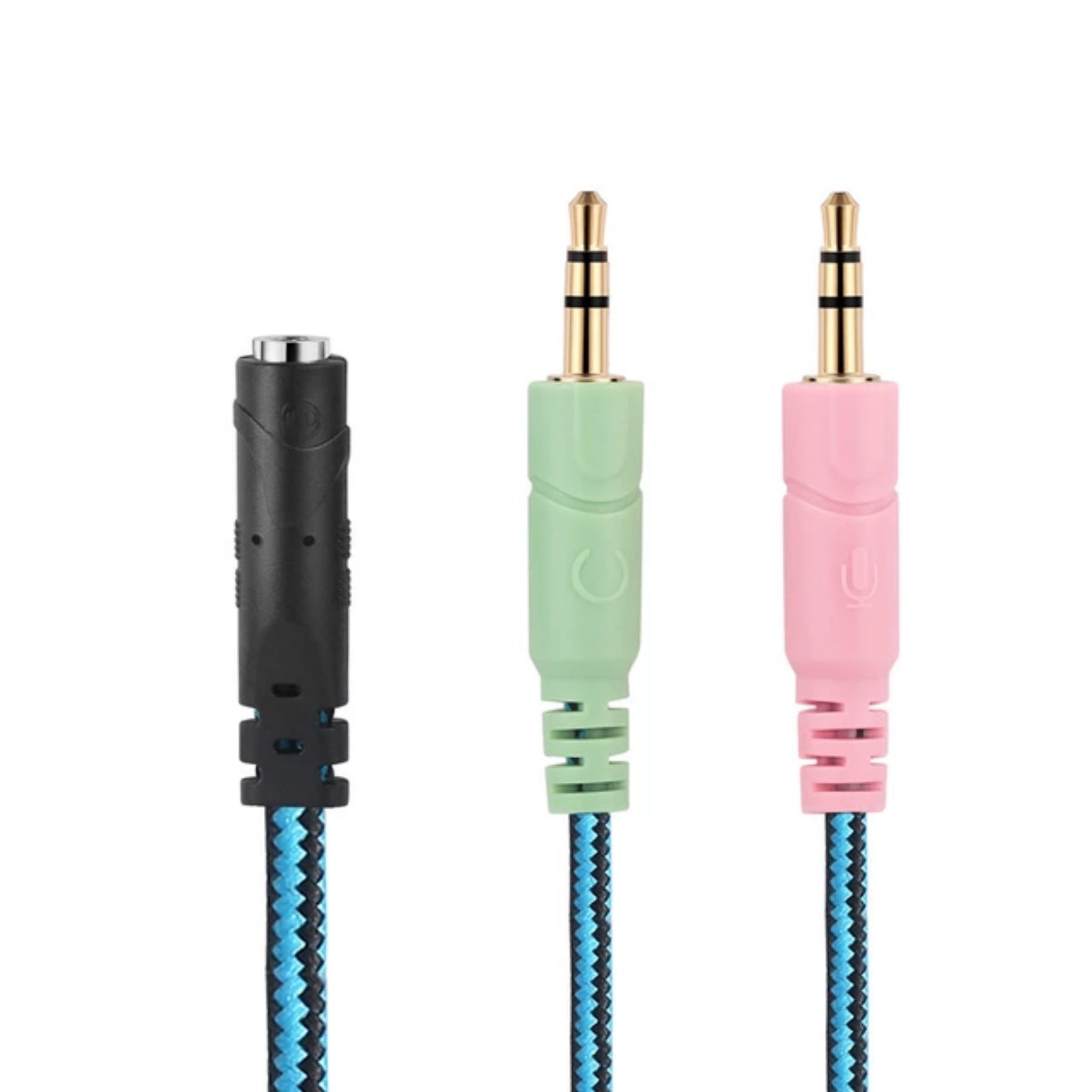 Headset headphone splitter convertor