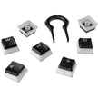 HyperX Pudding Keycaps - Double Shot PBT Keycap Full Key Set - Black