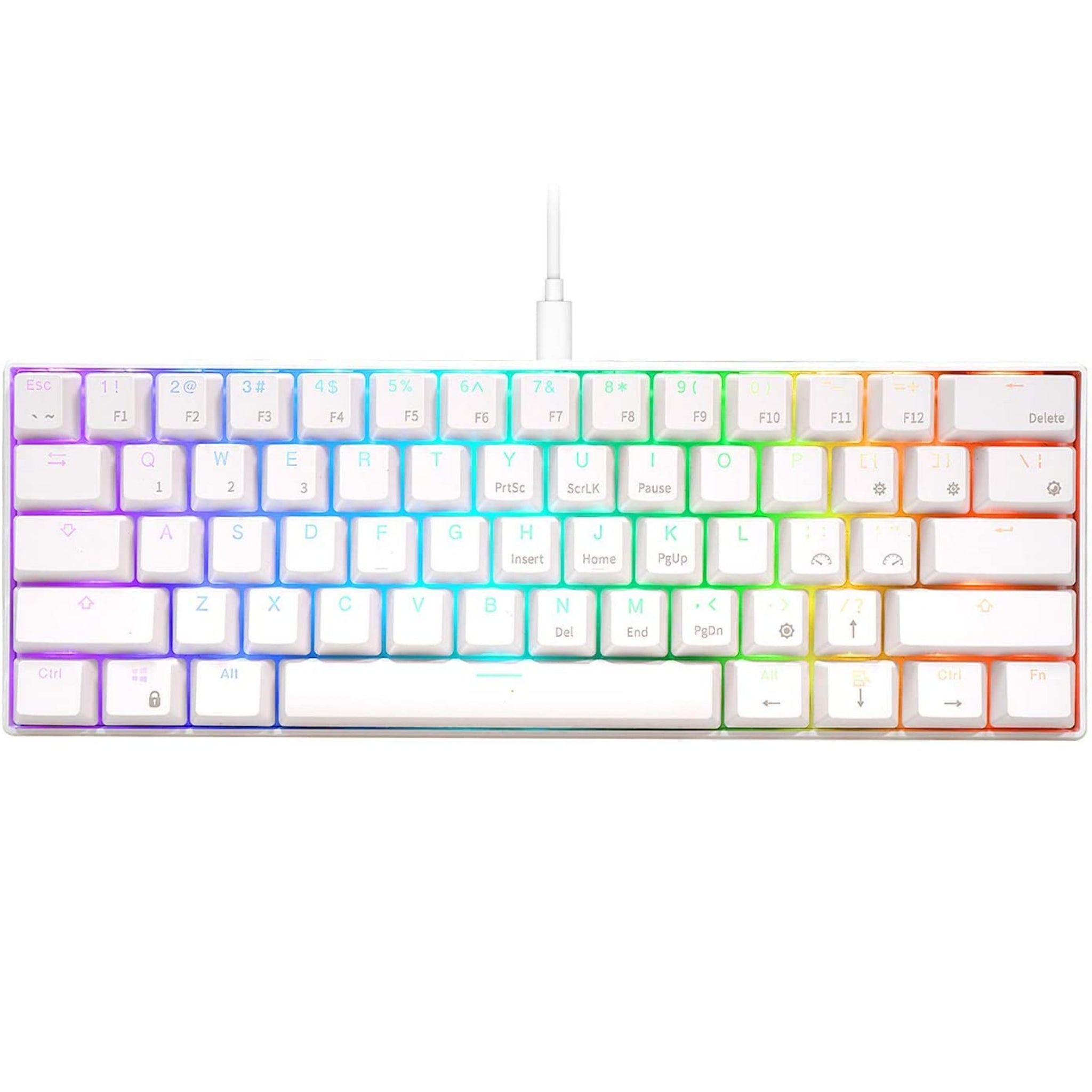 ROYAL KLUDGE RK61 RGB Dual Mode Wireless/Wired 60% Mechanical Gaming Keyboard