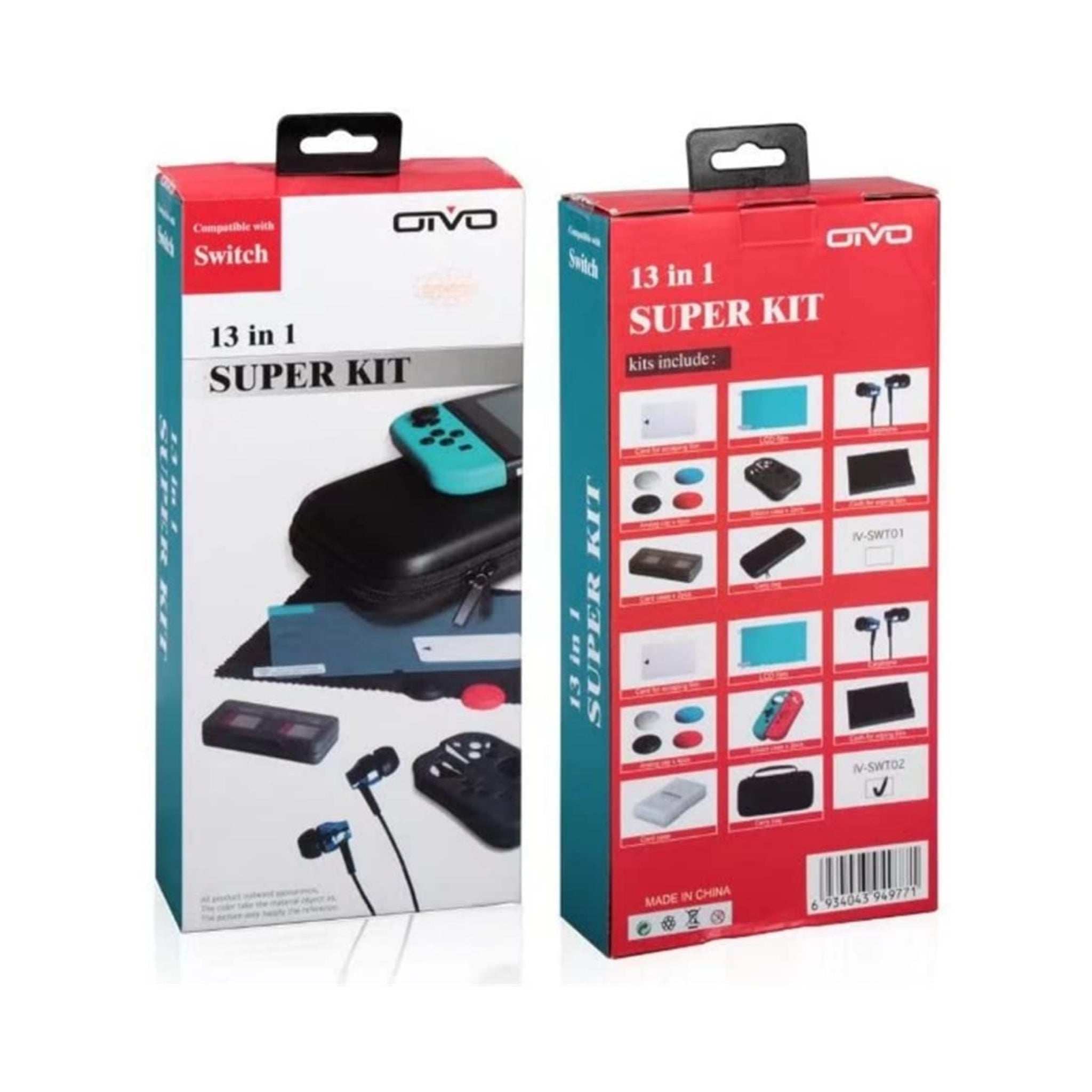 Oivo 13 In 1 Super Kit For Nintendo Switch Nintendo Switch Accessory